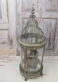 Lampion Latarnia Obracana na Świece - Vintage , Glamour - Lampa — ujęcie 5