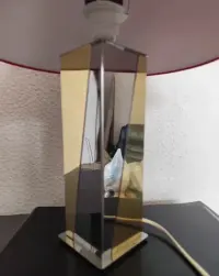 Lampka lata 80-90 vintage retro prl chrom — ujęcie 3