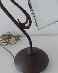 Lampka nocna witrażowa z PRL-u — ujęcie 5