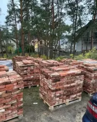 Lico ceglane , plytki ceglane , cegla rozbiorkowa — ujęcie 2