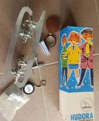 Łyżwy Hudora chromowane - rozmiar 36-38 z 1977 roku z kwietnia - nowe — ujęcie 5
