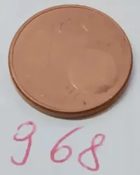 M968, bibelot stara moneta 1 euro cent Niemcy 2002 F starocie vintage — ujęcie 2