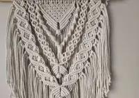 Makrama ręcznie wykonana, handmade, rękodzieło — ujęcie 4