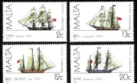 Malta 1983 Mi 693-696 Statki maltańskie (2 seria) MNH — ujęcie 2