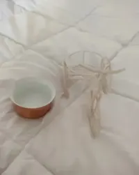 Mały świecznik szwedzka porcelana — ujęcie 5