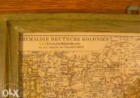 Mapa Deutsches Reich . EHEMALIGE DEUTSCHE KOLONIEN  . Oryginał . — ujęcie 2
