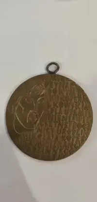 Medal pamiątkowy Toruń 1973 – Miejski Komitet Frontu Jedności Narodu – Kopernik — ujęcie 2