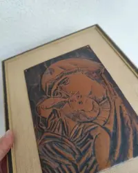 Metaloplastyka dewocjonalia autorska vintage retro prl — ujęcie 2