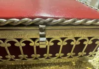 Metalowa szkatułka  pudełko na biżuteria prl — ujęcie 2