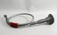 Metalowy róg myśliwski sygnałowy dekoracyjny 56 cm — ujęcie 3