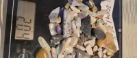 Minerały kamienie polerowane 200 gram — ujęcie 2