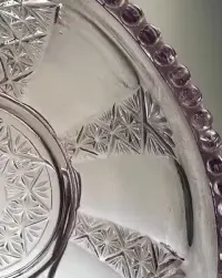 Misa szkło ametystowe Ząbkowice ? śred  25 cm — ujęcie 2