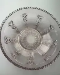 Misa szkło ametystowe Ząbkowice ? śred  25 cm — ujęcie 5