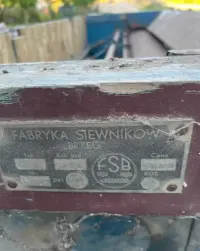 Młockarnia zabytkowa 100%sprawna + silnik — ujęcie 5