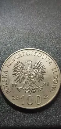 Moneta 100 zł królowa Jadwiga, 1988 — ujęcie 2