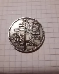 Moneta 5zł 1930 rok — ujęcie 4