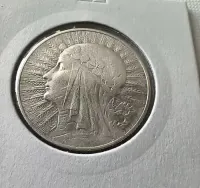 Moneta--5zł Głowa Kobiety--1932-34--srebro. — ujęcie 2