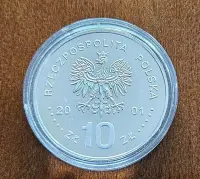 Moneta NBP 10 zł Jan III Sobieski 2001 r. — ujęcie 2