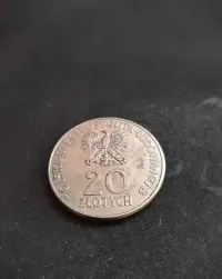 Moneta nominał 20 zł 1985r — ujęcie 2