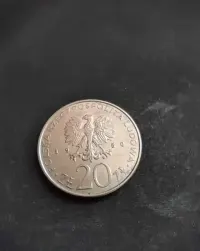 Moneta nominał 20zł 1980r — ujęcie 2