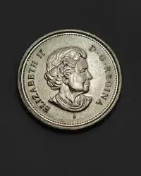 Moneta okolicznościowa Kanada 25 centów 2004r. Elizabeth II — ujęcie 2