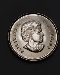 Moneta okolicznościowa Kanada 25 centów 2013r. Elizabeth II - stan okołomenniczy — ujęcie 2