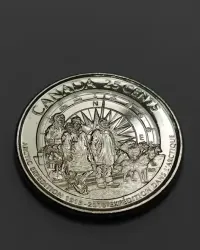 Moneta okolicznościowa Kanada 25 centów 2013r. Elizabeth II - stan okołomenniczy — ujęcie 3