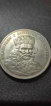 Moneta z PRL - 100 zł 1986 r. KRÓL WŁADYSŁAW I ŁOKIETEK — ujęcie 3