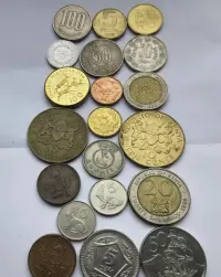 MONETY ŚWIATA + Rumunia zestaw 4 monet — ujęcie 2