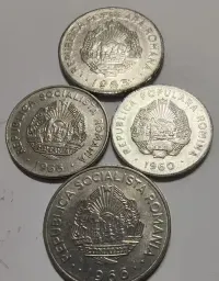MONETY ŚWIATA + Rumunia zestaw 4 monet — ujęcie 4