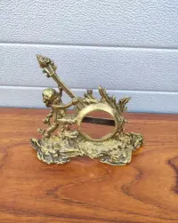 Mosiężna ramka na zdjęcie - na zegar - design - vintage - U — ujęcie 5