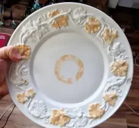 Muzealna Duża Patera / Altwasser Tpm Tielsch Biedermeier Lata 1875 — ujęcie 2