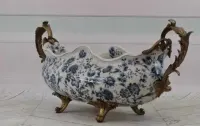 Muzealna Patera Porcelanowa - Secesja Wazon Amfora Porcelana — ujęcie 3