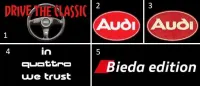 Naklejki Audi Classic — ujęcie 2