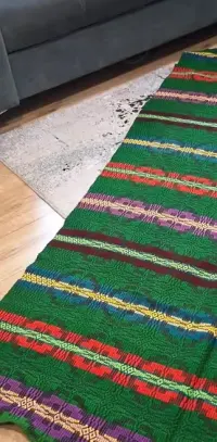 Narzuty wzór unikatowy z czasów PRL 2 szt — ujęcie 5