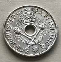 New Guinea 1 shilling 1938, srebrо (5.37 grams) 0.925 — ujęcie 3
