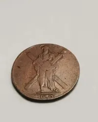 Niemcy Brunszwik-Lüneburg-Calenberg-Hannover 1 fenig 1780r. IWS - Jerzy III — ujęcie 4