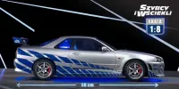 Nissan skyline R-34 w skali 1:8 / Fast and Furious/ Deagostini — ujęcie 2