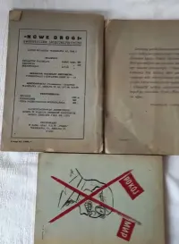 Nowe Drogi nr 2 z 1949r, nr 1 z 1957r i Pokój zwycięża nr 13 z 1950r — ujęcie 4