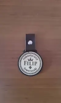 Nowy brelok breloczek na klucze z imieniem Filip — ujęcie 4