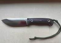 Nóż Bushcraftowy Survivalowy Bushcraft Beaver - Reini Rossmann, stal D2, rękojeść G10 — ujęcie 2