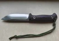 Nóż Bushcraftowy Survivalowy Bushcraft Beaver - Reini Rossmann, stal D2, rękojeść G10 — ujęcie 3