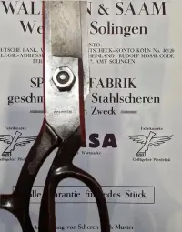 Nożyce Waldmin & Saam WASA, Solingen — ujęcie 4