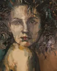 obraz olej  olejny duży portret — ujęcie 5
