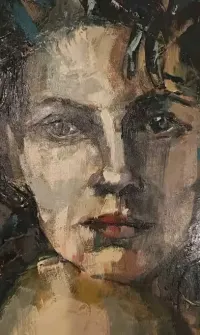 obraz olej  olejny duży portret — ujęcie 2