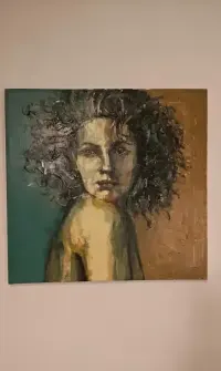 obraz olej  olejny duży portret — ujęcie 3
