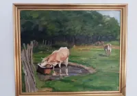 Obraz olejny na płótnie . Sygnowany. — ujęcie 3
