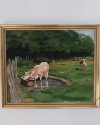 Obraz olejny na płótnie . Sygnowany. — ujęcie 5