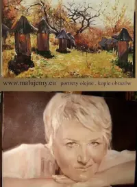 Obraz olejny na płótnie "Żurawie" — ujęcie 2