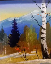 Obraz olejny na sklejce.. — ujęcie 5